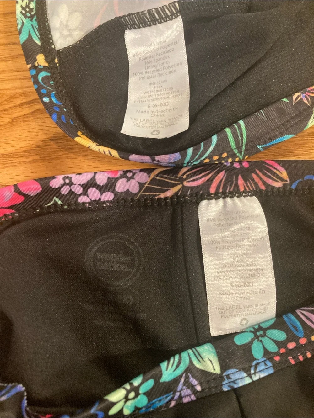 Girls' Watermelon One-Piece & Floral Tankini Set - Aqua, Pink, Black